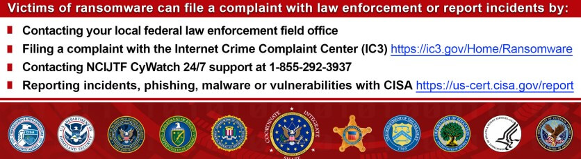How to file a complaint if you have a ransomware attack