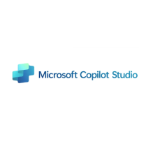 Microsoft Copilot Studio logo on white background